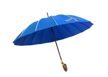 ร่มกอล์ฟ J Shape สีน้ำเงินทนฝน, ร่มไม้จับไม้