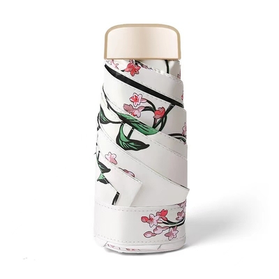 ร่มพับ Super Mini 19 นิ้ว 5 พับ Ultralow Light Sunblock UV Pocket Mini Umbrella