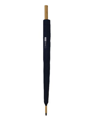 การคุ้มครองสิ่งแวดล้อม Super Light Wood Umbrella ริบไฟเบอร์กลาส เปิดอัตโนมัติ 23 นิ้ว 8 แพนล็อค