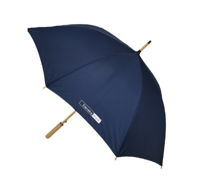 การคุ้มครองสิ่งแวดล้อม Super Light Wood Umbrella ริบไฟเบอร์กลาส เปิดอัตโนมัติ 23 นิ้ว 8 แพนล็อค
