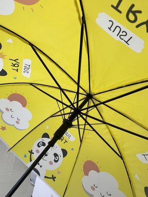 2025 ดีไซน์ใหม่ OEM 19 นิ้ว Dome กระทู้และสัตว์ Super กันน้ําเด็กร่ม POE PVC