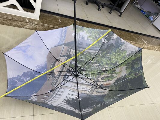 ร่มกอล์ฟขนาดใหญ่ พร้อมโครงไฟเบอร์กลาสเต็มรูปแบบ และก้านไฟเบอร์กลาส