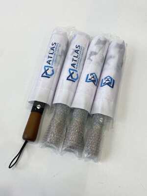 ร่มมือไม้ 23 นิ้ว น้ําหนักเบา 3 พับ ร่ม