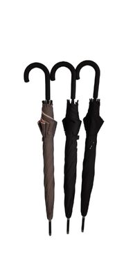 ร่มพับอัตโนมัติพร้อมโครงไฟเบอร์กลาส ขนาด 23 นิ้ว และผ้าโพลีเอสเตอร์ทนทาน