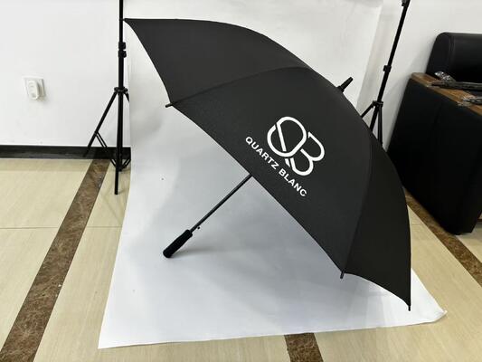 Manufacturers Semi-automatic Open 30 Inch Extra-Large Oversize Double Canopy Vented Windproof Waterproof Golf Umbrella with Logo