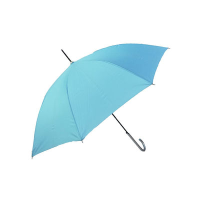 Auto Open 23 &quot;* 8K Classic Stick Umbrella With J Shape Plastic Handle