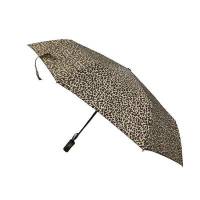 ความยาว 28 ซม. Leopard Print Lightweight Travel Umbrella