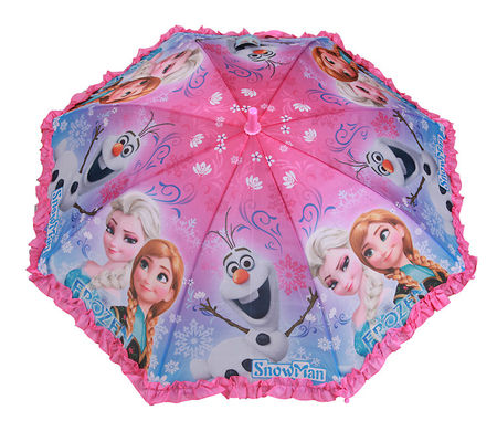 พิมพ์เจ้าหญิงน่ารัก J จับ Disney Umbrella For Kids