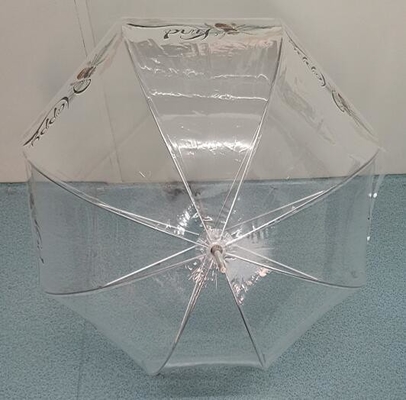 TUV Automatic Open Clear POE Kids ร่มขนาดกะทัดรัด 100cm