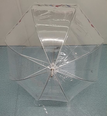 TUV Automatic Open Clear POE Kids ร่มขนาดกะทัดรัด 100cm