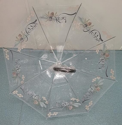 TUV Automatic Open Clear POE Kids ร่มขนาดกะทัดรัด 100cm