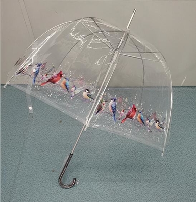 TUV Automatic Open Clear POE Kids ร่มขนาดกะทัดรัด 100cm